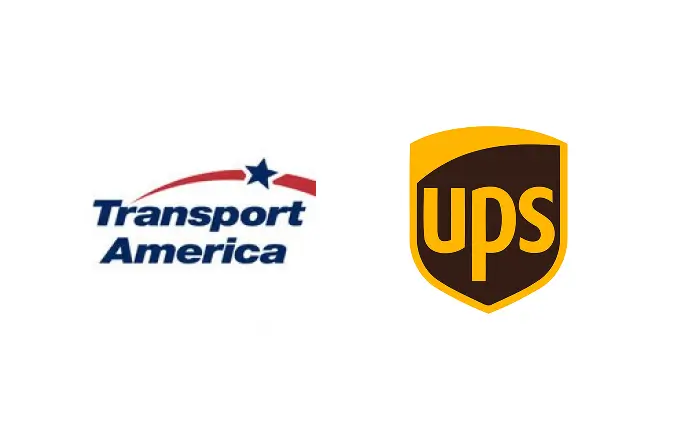 UPS and Transport America Logos