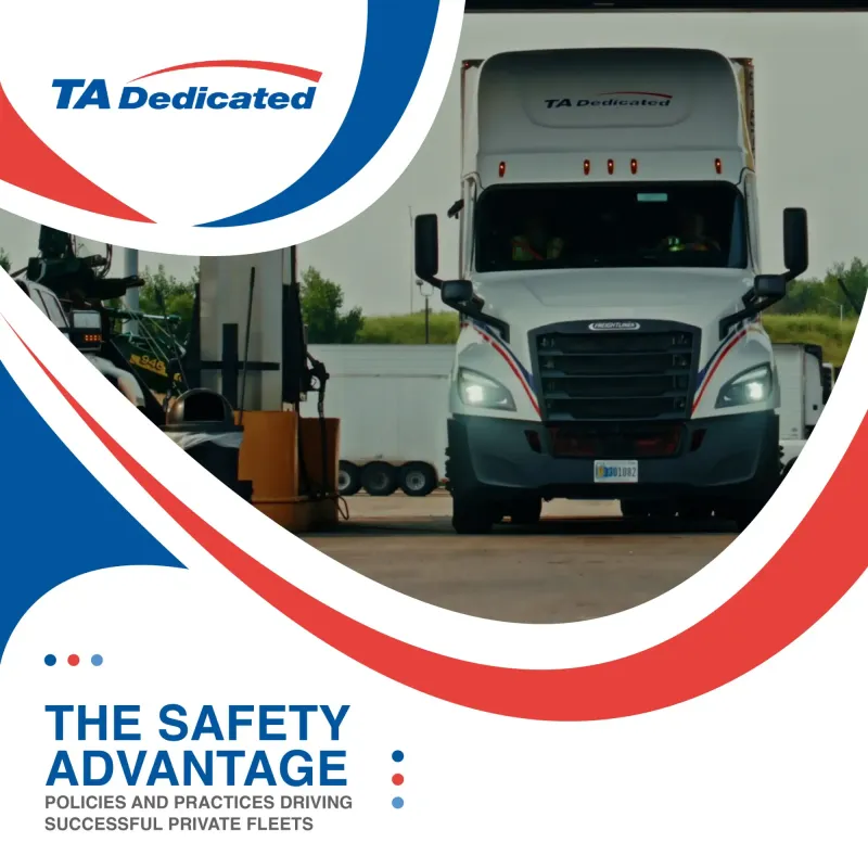 TA Dedicated Truck following safety