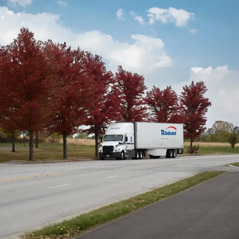 TA Dedicated Shipping Truck
