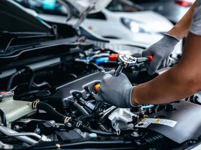 Automotive service parts delivery for repair and delivery networks